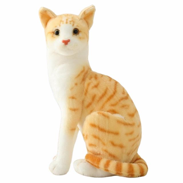 Animals Realistic Plush Cat Replicas | 20cm | Cats Animals (C-E) Animals