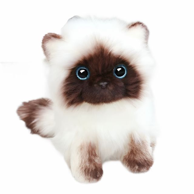 Animals Realistic Siamese Cat Plush toy | 18-20cm | Cats Animals (C-E) Animals