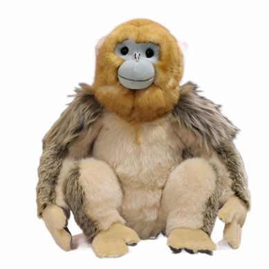 Animals Realistic Sitting Golden Monkey Stuffed Animal | 12In | Monkeys Animals (K-O) Animals