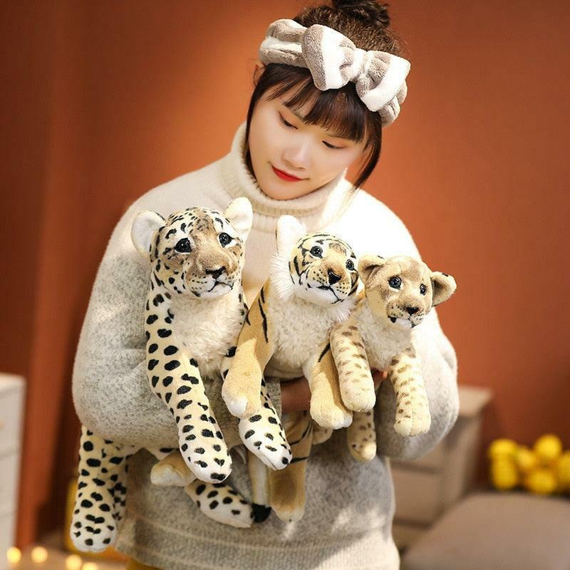 Animals Realistic Small "Big Cats" Stuffed Animal Plush Toys | 22In | Cats Animals (C-E) Animals