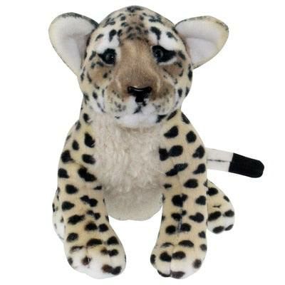 Animals Realistic Squatting Leopard Plushie | Leopards Animals (K-O) Animals