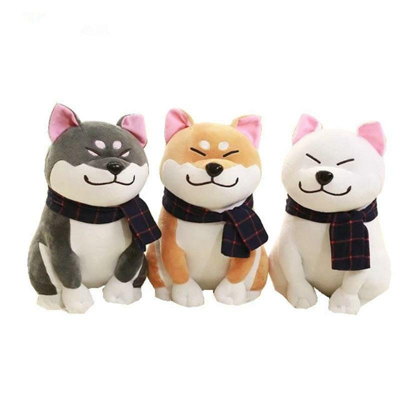 Animals Scarf Shiba Inu Dog Stuffed Animals | Shiba Inu Dog Breeds Animals