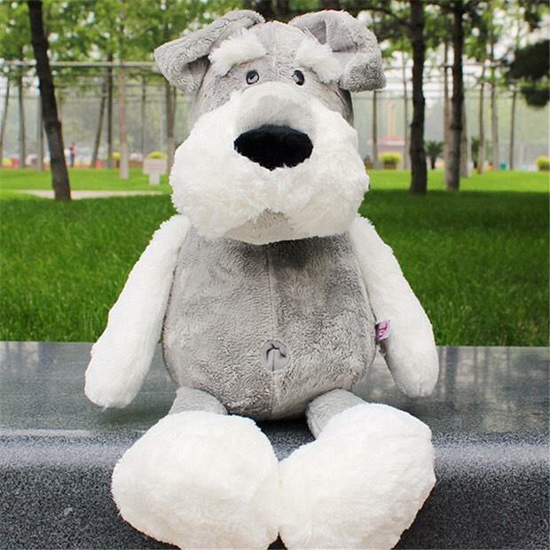 Animals Schnauzer dog doll plush toy | Dogs Animals (C-E) Animals