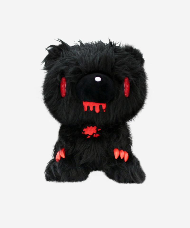 Animals Shaggy Fur Black Gloomy Bear 7" Plush | Teddy Bears Animals (T-Z) Animals