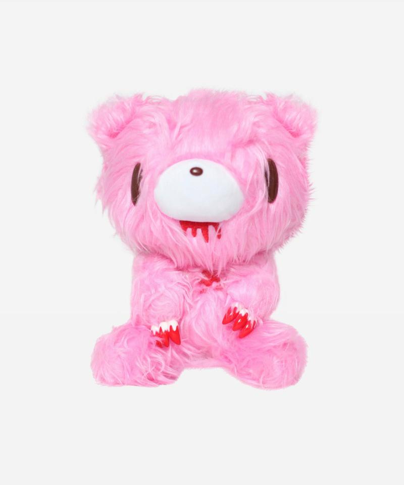 Animals Shaggy Fur Pink Gloomy Bear 7" Plush | Teddy Bears Animals (T-Z) Animals