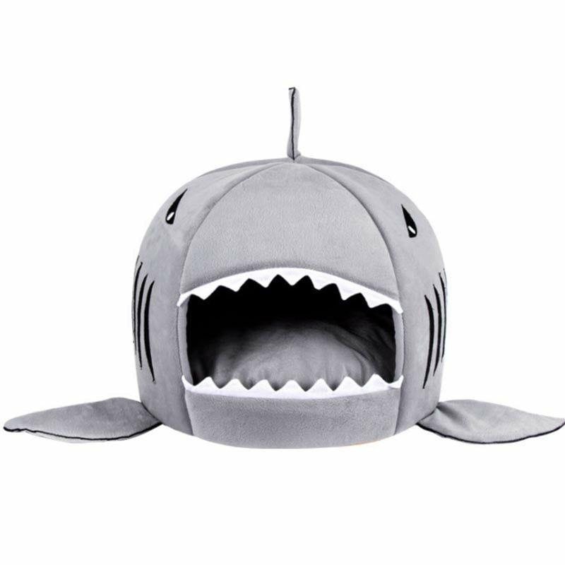 Animals Shark Shaped Pet Bed For Small Dogs & Cats | Xs | Sharks Animals (S) Animals