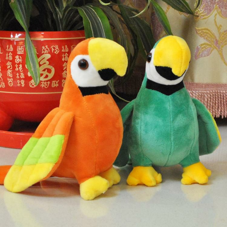 Animals Simulation Parrot Bird Doll Plush Toy | 27cm | Parrots Animals (P-R) Animals