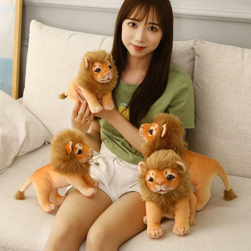 Animals Sitting And Standing Lion Plush Toys | 11In | Lions Animals (K-O) Animals