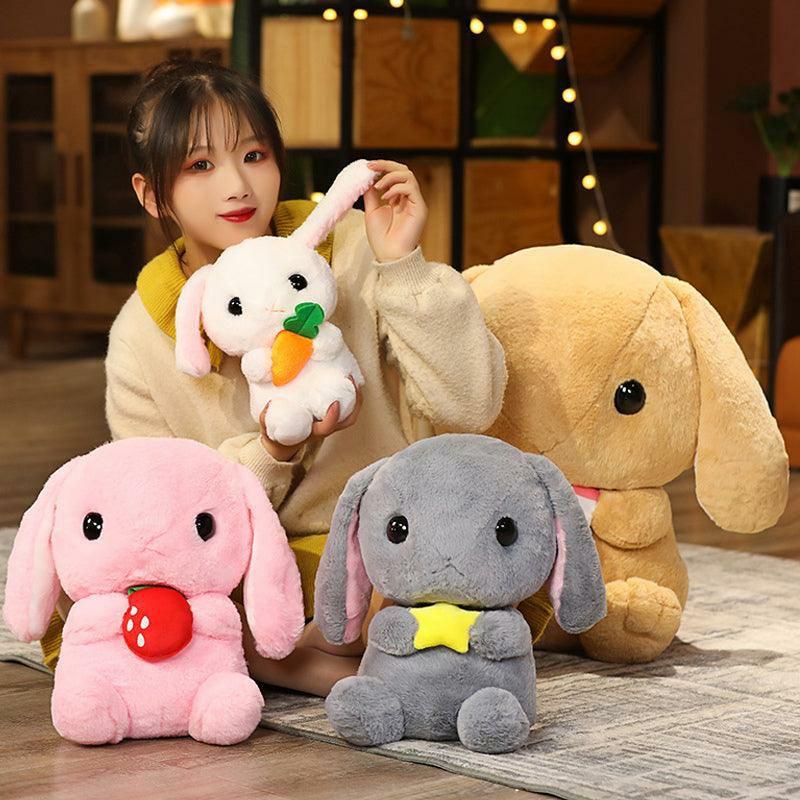 Animals Sitting Posture Long Eared Rabbit Stuffed Animals | 25In | Bunnies Animals (A-B) Animals