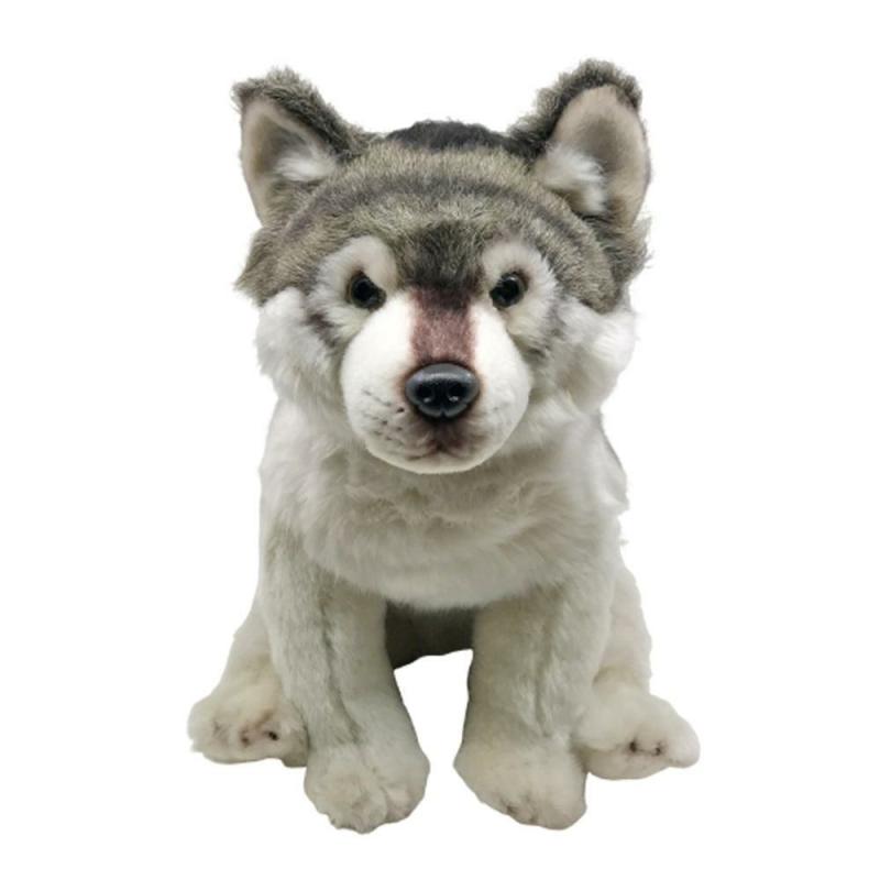 Animals Small Wolf Cub The Call of the Wild Plush Doll, Wild Animal Plush Toys | Wolves Animals (T-Z) Animals