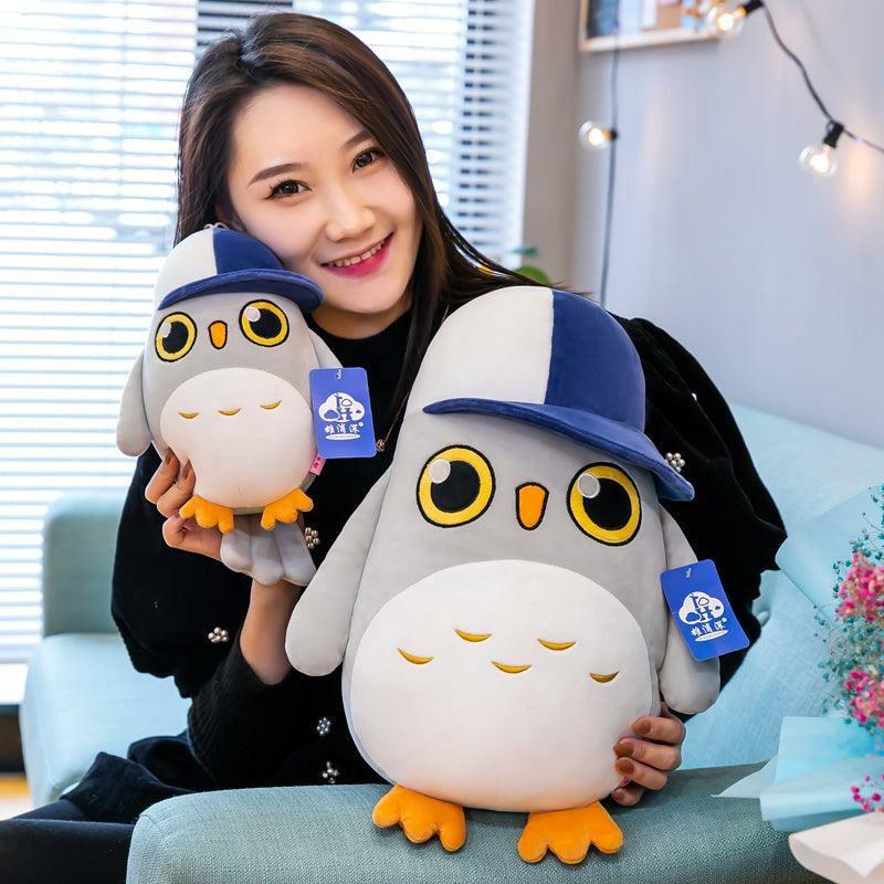 Animals Smiling Hooded Owl Plush Toys | 23In | Owls Animals (K-O) Animals