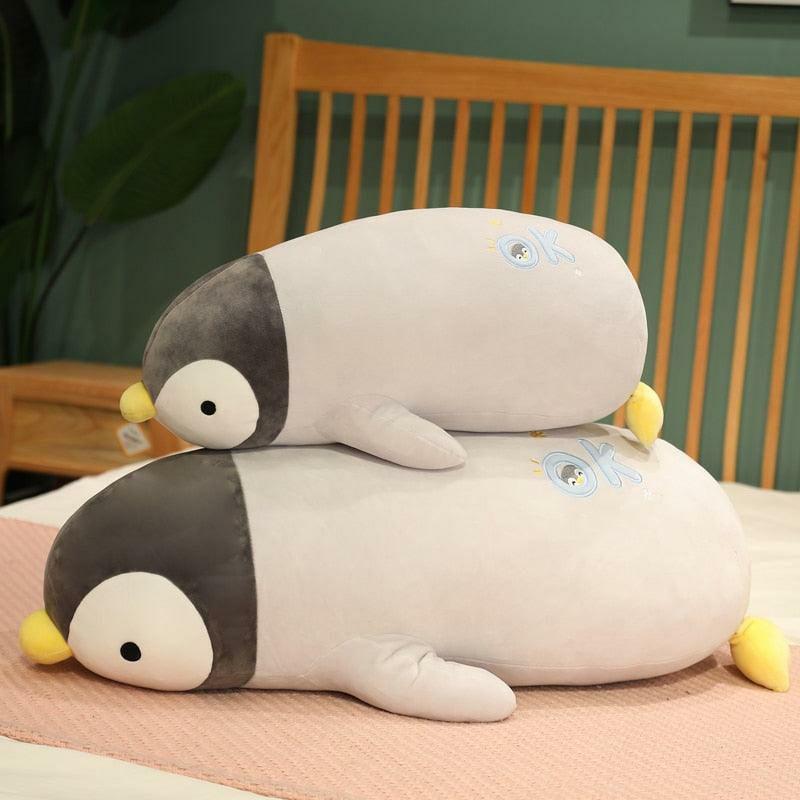 Animals Snuggling Penguin Plushie Pillow | 21In | Penguins Animals (P-R) Animals