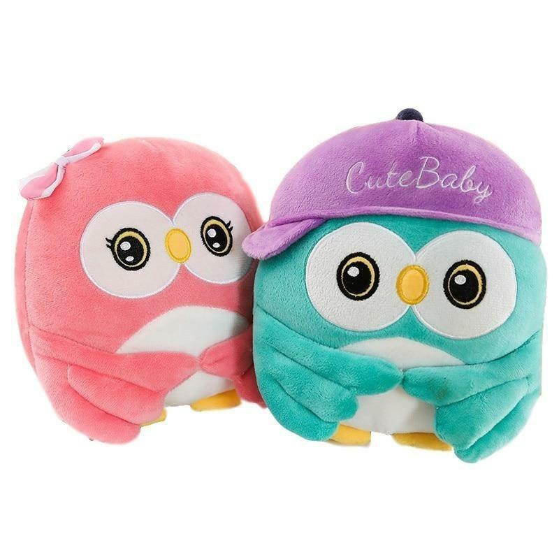 Animals Soft Plush Kawaii Pillow Cartoon Owl Stuffed Plush Toy Doll | 22cm | Owls Animals (K-O) Animals