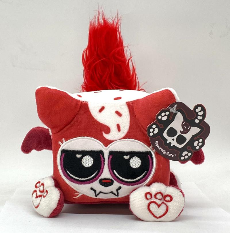 Animals Squaredy Cats – Red Velvet Vampire signature size plushie | Cats Animals (C-E) Animals