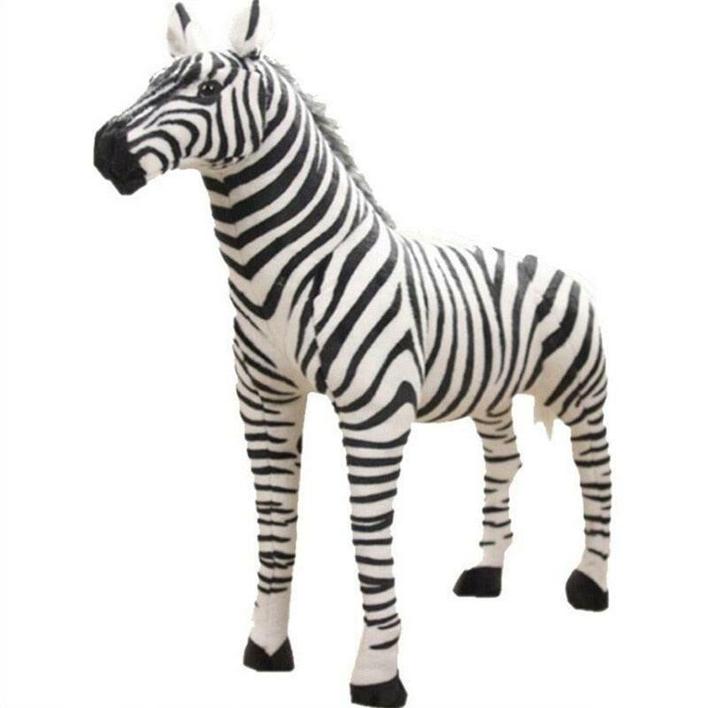 Animals Standing Zebra Animal Stuffed Plush Toy | 63cm | Zebras Animals (T-Z) Animals