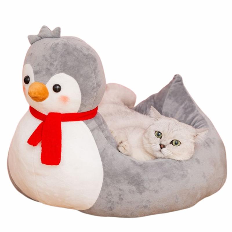 Animals Super Cute Penguin Shaped Pet Bed | 15In | Penguins Animals (P-R) Animals