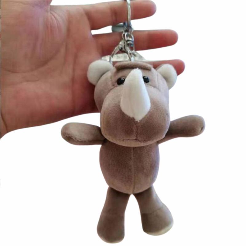 Animals Super Cute Rhino Plush Keychains | Rhinos Animals (P-R) Animals