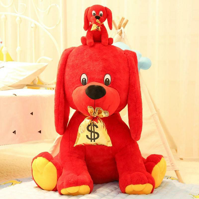 Animals The Red Lucky Money Dog Plush Stuffed Toy | 40 | Dogs Animals (C-E) Animals