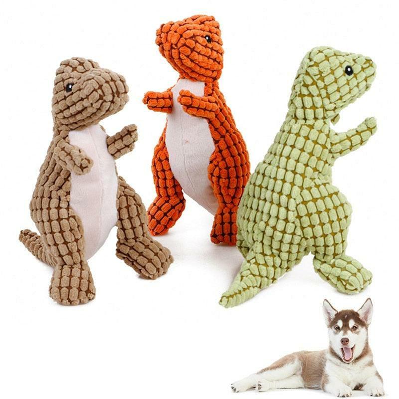 Animals Toy Dinosaur Shape Interactive Chew Bite Catch Squeaker Toys | Dogs Animals (C-E) Animals