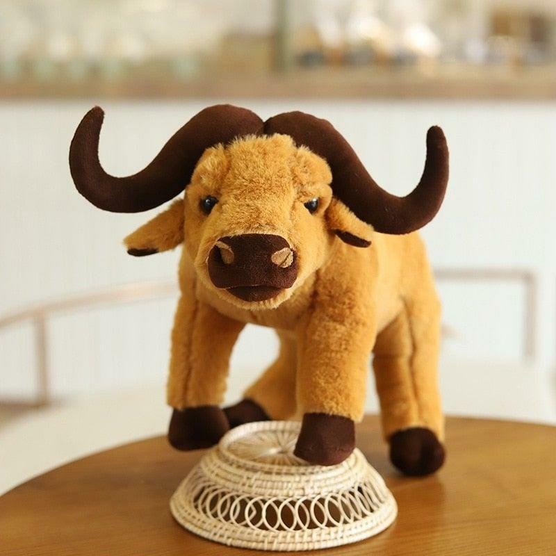 Animals Vivid Long Horned Cow Plushie | 13In | Cows Animals (C-E) Animals