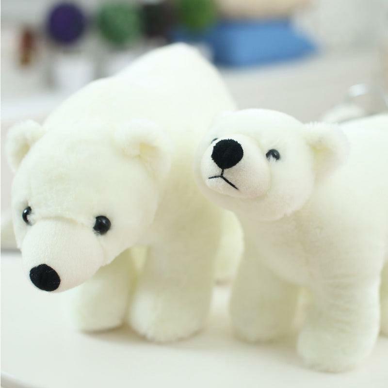 Animals White Polar Bear Plush Toy | 8In | Teddy Bears Animals (T-Z) Animals