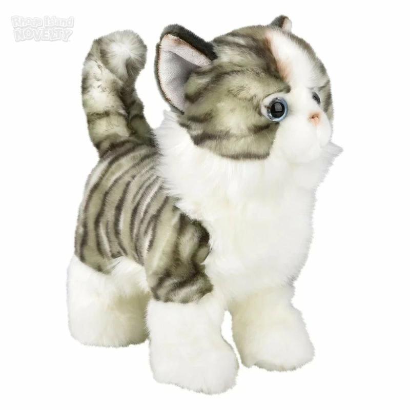 Animals 12" Heirloom Standing Tabby Cat | Cats Animals (C-E) Animals