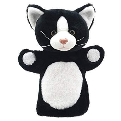 Animals Animal Puppet Buddies – Cat Black and White | Cats Animals (C-E) Animals