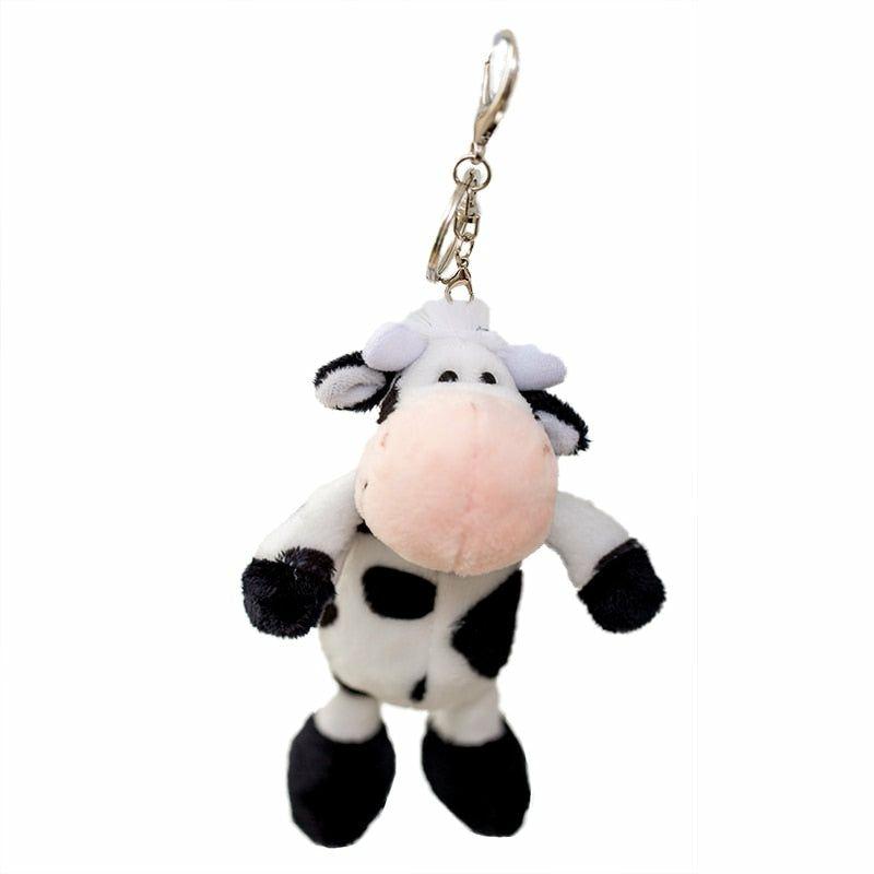 Animals Cute Little Stuffed Cow Keychain Plush Toy | Cows Animals (C-E) Animals