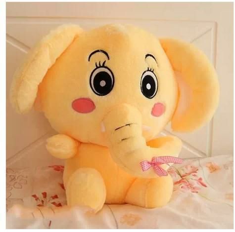 Animals 12" Stuffed Animal Yellow Elephant Plush Toy | Elephants Animals (C-E) Animals