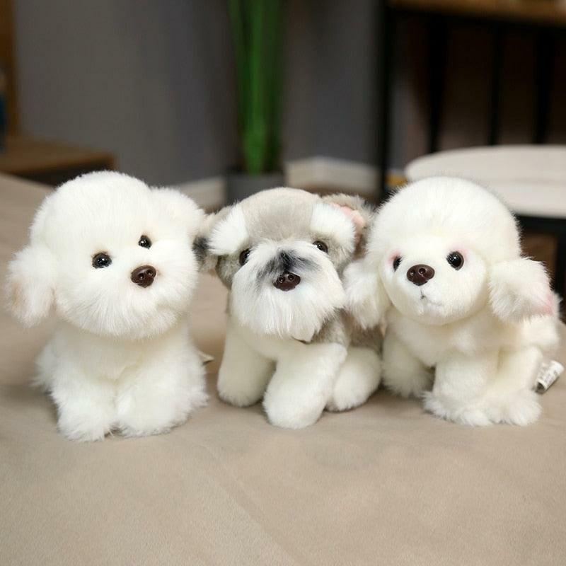 Animals Bichon, Poodle & Schnauzer Dog Plush Toys | 9In | Dogs Animals (C-E) Animals