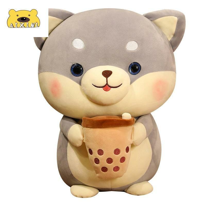 Animals Milk Tea Cup Stuffed Animal | 17In | Dogs Animals (C-E) Animals