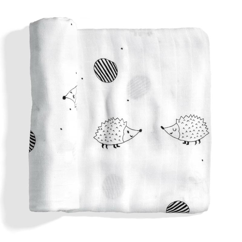 Animals Hedgehog and mushrooms bamboo swaddle | Hedgehogs Animals (F-H) Animals