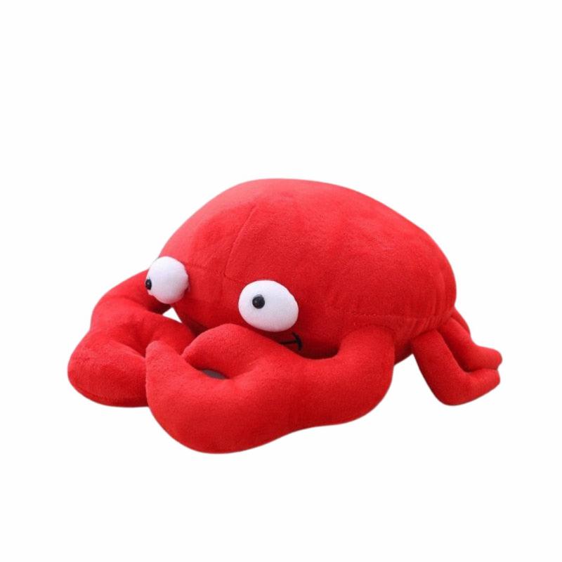 Animals 12" – 19.5" Kawaii Funny Crab Plush Pillow, Soft Red Crab Cartoon Animal Plush | 12In | Lobsters Animals (K-O) Animals