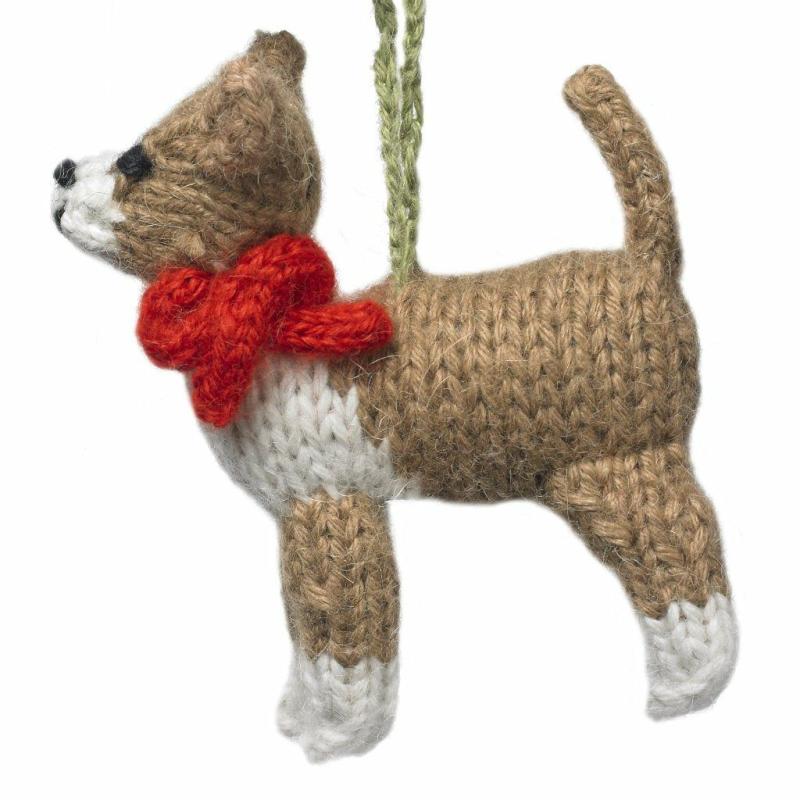 Animals Hand Knit Alpaca Wool Christmas Ornament – Chihuahua Dog | Llamas Animals (K-O) Animals